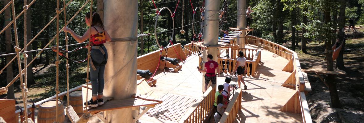 Le Galion au parc Ardenne Terre d'Aventure les Mazures