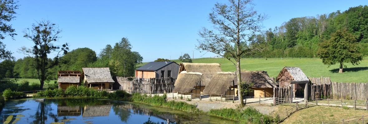 Site de Mont Cornu vers le village gaulois