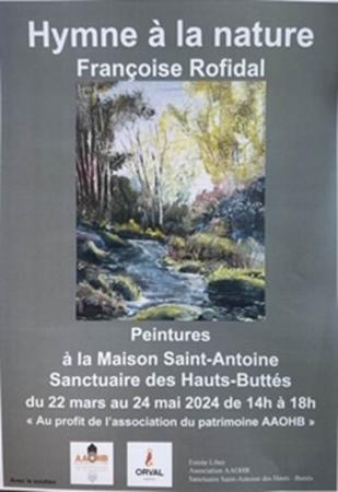 Exposition de peintures au "profit de l'association du patrimoine AAoHB"