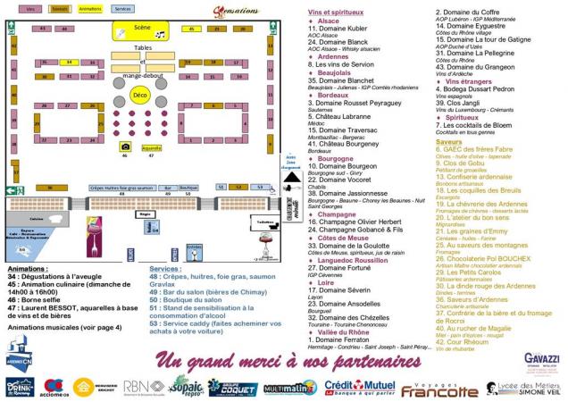 plan et liste des exposants plan et liste des exposants