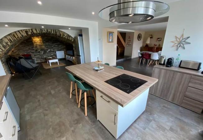 cuisine sur pièces à vivre