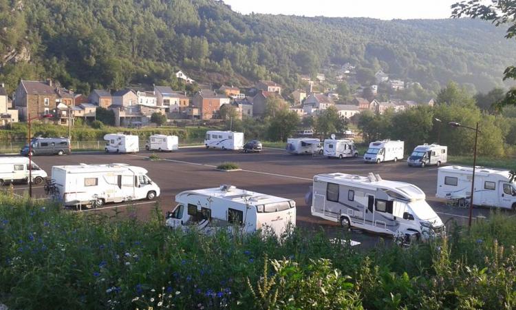Aire camping car bogny Aire camping car bogny